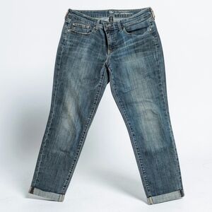 GAP Women's Blue Mid Wash Sexy Boyfriend Jeans Size 12